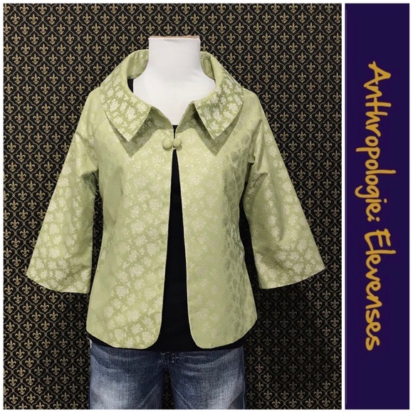 2005 Anthro Brocade Swing Jacket by Elevenses - Picture 10 of 16